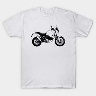 DesertX Bike Side View Sketch Art T-Shirt